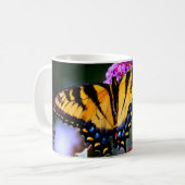 gele slikstaartvlinder koffiemok (Voorkant links)