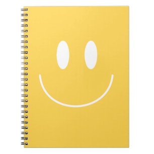 Gele Smiley Gezicht Notitieboek