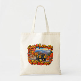 Gele Smoky Mt Fall Trail Therapie Tote Bag
