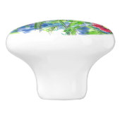 Gele Snapdraken Honey Bee Cosmos Keramische Knop (Zijkant)