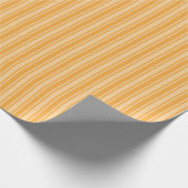 Gele snoepjes strepen cadeaupapier (Hoek)