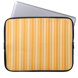 Gele snoepjes strepen laptop sleeve