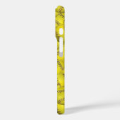 Gele softbal achtergrond Case-Mate iPhone case (Achterkant / Links)