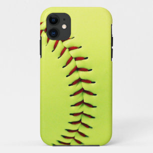 Gele softbal bal iPhone 11 hoesje