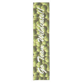 Gele Softball Banner Korte Tafelloper (Voorkant)