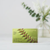 Gele Softball Blank achterzijde Visitekaartje (Staand voorkant)