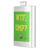 Gele Softball Coach WTF Ump? Heupfles (Links)