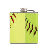 Gele softball heupfles (Achterkant)