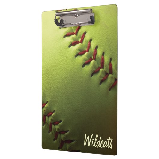 Gele Softball Klembord (Links)