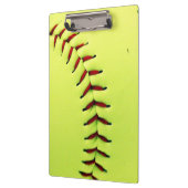 Gele softball klembord (Links)