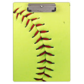 Gele softball klembord (Voorkant)