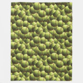 Gele Softball Multi Diamond Fleece Deken (Voorkant)