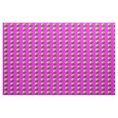 Gele softball op roze stof (Yard (91,4 cm))