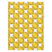 Gele Softball Tafelkleed (Voorkant)