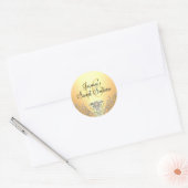 Gele Sparkle Jewel Sweet Sixteen Sticker (Envelop)