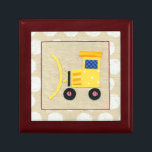 Gele Speelgoed Bulldozer Truck van Chariklia Zarri Cadeaudoosje<br><div class="desc">Is uw kind geïnteresseerd in de bouw? En dan hun nieuwsgierigheid bevredigen met deze foto van een gele bulldozer truck van Chariklia Zarris. Je kunt de aarde onder de reuzenwielen van dit voertuig voelen bewegen. Bestel er snel zelf een!</div>