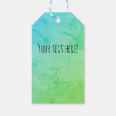 Gele Speelgoed Vrachtwagen Kinder Cadeaulabel (Achterkant)