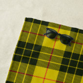 Gele speldenartan strandlaken (In situ)