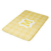 Gele speldenmonogrammed Bath Mat (Gekanteld)