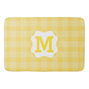 Gele speldenmonogrammed Bath Mat