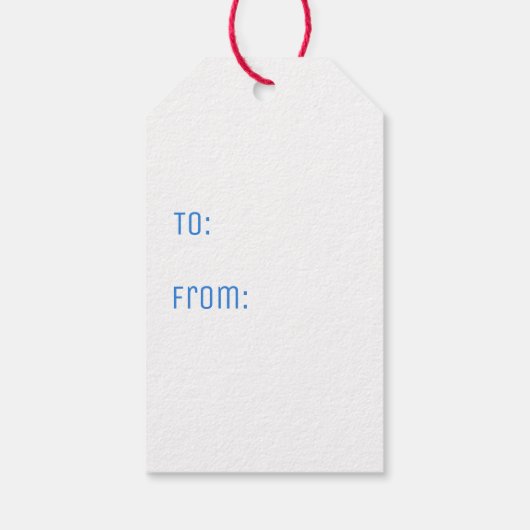 Gele speldenstang cadeaulabel (Achterkant)