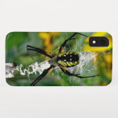 Gele spin Case-Mate iPhone case (Achterkant (horizontaal))