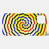 Gele spiralen door Kenneth Yoncich Case-Mate iPhone Case (Achterkant (horizontaal))
