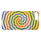 Gele spiralen door Kenneth Yoncich Case-Mate iPhone Case (Achterkant (Horizontaal))