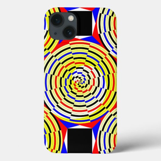 Gele spiralen door Kenneth Yoncich Case-Mate iPhone Case (Achterkant)