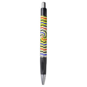 Gele spiralen door Kenneth Yoncich Pen