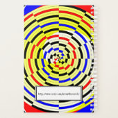 Gele spiralen door Kenneth Yoncich Planner (Achterkant)