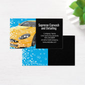 Gele sportwagen | Bubbles Visitekaartje (Bureau)