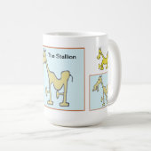 Gele Stallion Mok (Voorkant rechts)