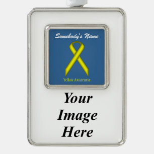 Gele standaard lint tmpl(V-I) door Kenneth Yoncich Verzilverd Omlijst Ornament