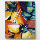 Gele ster van Bethlehem waterverf kunst Fotoplaat (Voorkant)