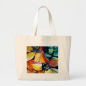 Gele ster van Bethlehem waterverf kunst Grote Tote Bag (Voorkant)