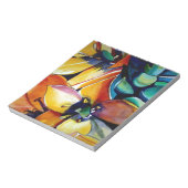 Gele ster van Bethlehem waterverf kunst Notitieblok (Linkerzijde)