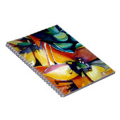 Gele ster van Bethlehem waterverf kunst Notitieboek (Rechterzijde)