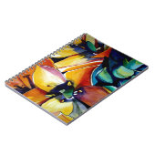 Gele ster van Bethlehem waterverf kunst Notitieboek (Linkerzijde)