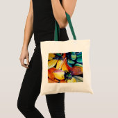 Gele ster van Bethlehem waterverf kunst Tote Bag (Voorkant (product))