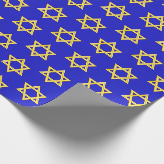 Gele ster van David Cadeaupapier (Hoek)