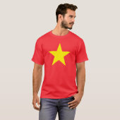 Gele Ster / Vietnam - Patriottisch T-shirt T-shirt (Voorkant volledig)