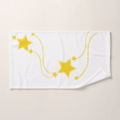 Gele sterren Bathroom Towel sets Bad Handdoek (Handdoek)