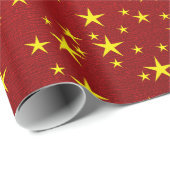 gele sterren sjabloon tekstpapier cadeaupapier (Rol Hoek)