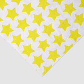 Gele sterren tissuepapier (Detail)