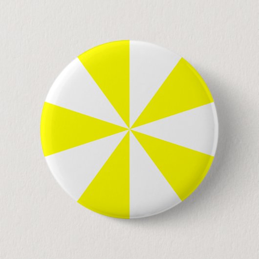Gele Steruitbarsting Ronde Button 5,7 Cm (Voorkant)