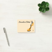 Gele Stiletto Schoen Mode Diva Notities Post-it® Notes (Kantoor)