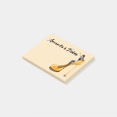 Gele Stiletto Schoen Mode Diva Notities Post-it® Notes (Schuin)