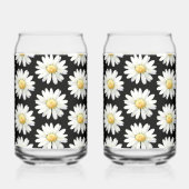 Gele Stip-Madeliefjes Blikvorm Glas (Links)