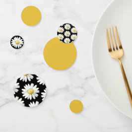 Gele Stip-Madeliefjes Confetti